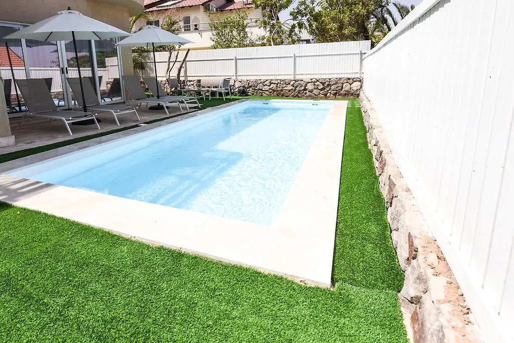 אילת בריכה מחוממת Villa Or - Heated Pool וילה אור ישראל